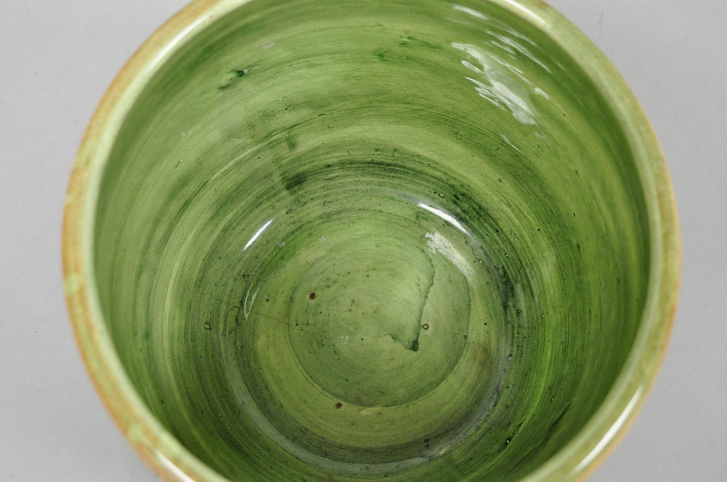 Weller Clinton Art Pottery Green Glazed Squirrel & Acorn Planter Jardinière