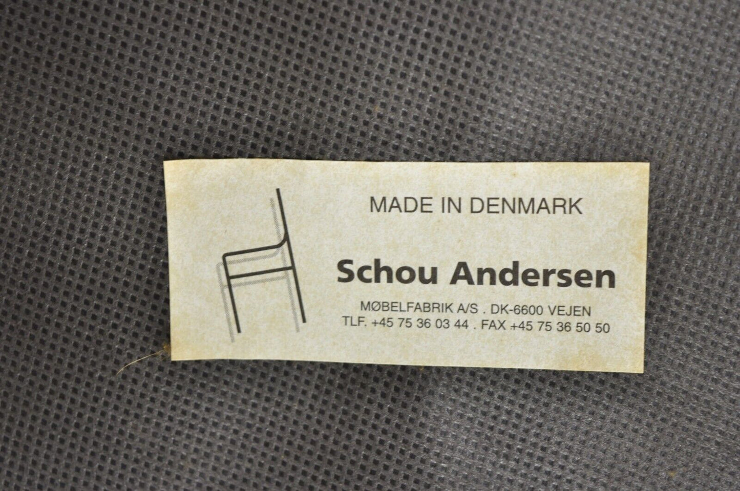 Schou Andersen Mobelfabrik Teak Wood Mid Century Danish Modern Arm Chair