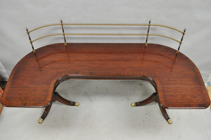 Antique Sheraton Mahogany Duncan Phyfe Dropleaf Sideboard Console Buffet Table