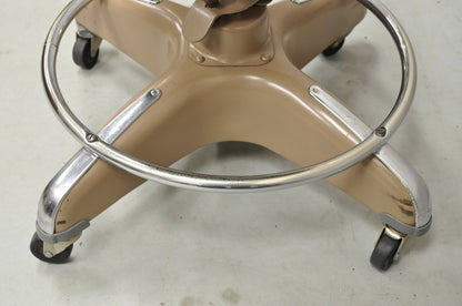 Vintage Cosco Globe Wernicke Art Deo Propeller Base Tanker Office Desk Chair