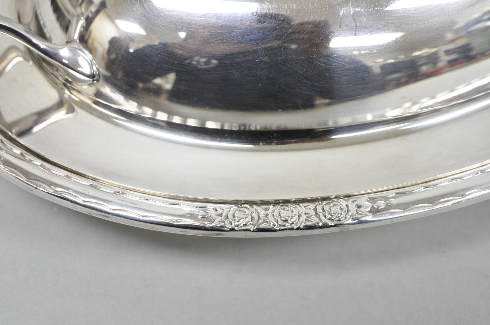 International Silver Co "Camille" Silver Plated Covered Vegetable Serving Dish