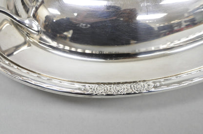 International Silver Co "Camille" Silver Plated Covered Vegetable Serving Dish