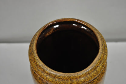 Vintage Scheurich Keramik Orange Mid Century Modern 17" Tall Vase W. Germany