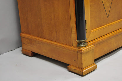 Thomasville Grand Classics Empire Biedermeier Maple & Granite Sideboard Credenza