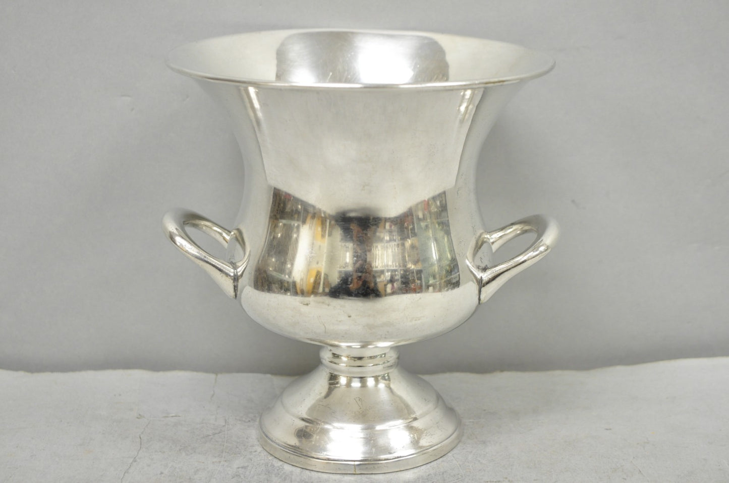 Vintage Leonard Small Silver Plated Trophy Cup Urn Champagne Chiller Ice Bucket