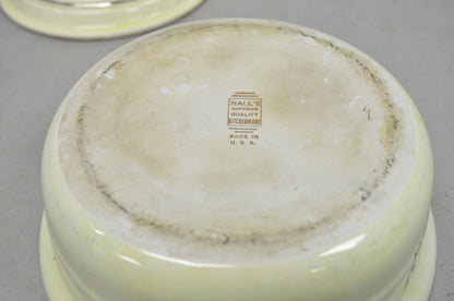 Vintage Hall's China Tavern Silhouette Medallion Traditional Casserole Dish Bowl