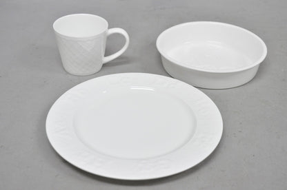 Lauren Ralph Lauren "Mackenzie Quilt" 3 Pc Bone China Children's "ABC" Dish Set