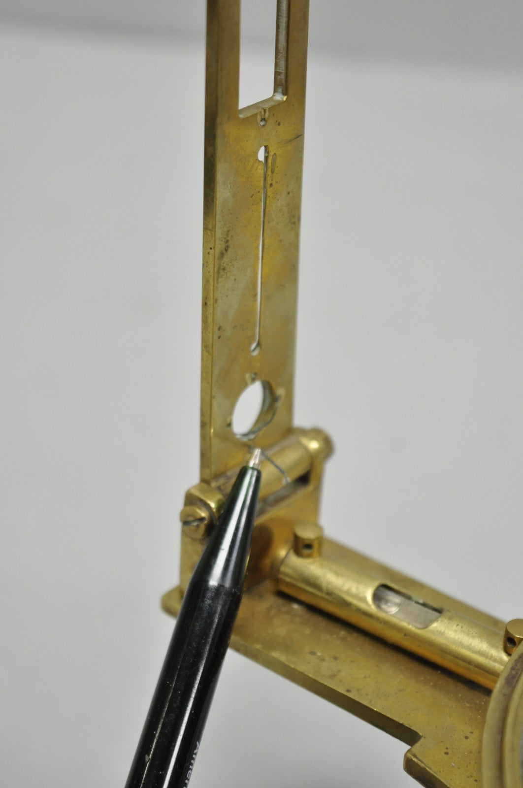 Vintage Victorian Ash & Son Makers Brass Maritime Ship Compass Birmingham Cover