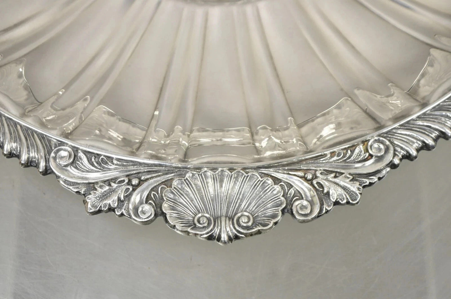 Antique "Barefoot Mailman Rally 1962" Award Silver Plated Serving Platter Tray