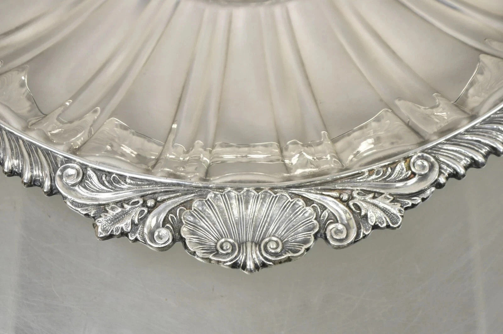 Antique "Barefoot Mailman Rally 1962" Award Silver Plated Serving Platter Tray