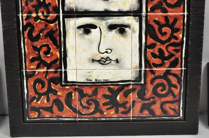 Modern Pablo Picasso Style Ceramic Tile Wall Art Set, Victor Alves 2009 - 3 Pcs
