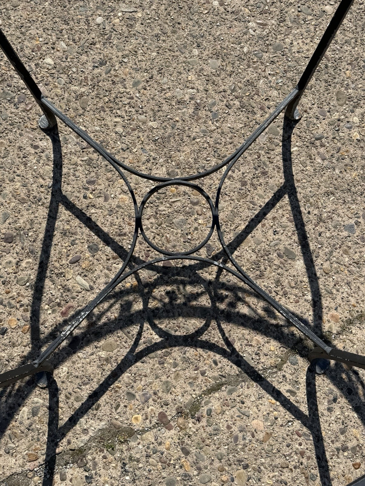 Salterini Style Wrought Iron Garden Patio Dining Set by Florentine Craft Studio
