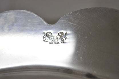 English Silver Mfg Co Victorian Silver Plated Meat Cutlery Serving Platter Tray