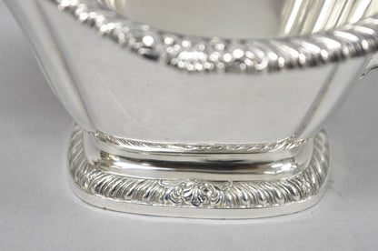 Vintage Gorham Y1130 Y1131 Victorian Silver Plated Gravy Sauce Boat & Underplate