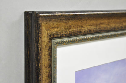 Contemporary Art Quiet Lake VIII by Suzanne Etienne Decorative Framed Print