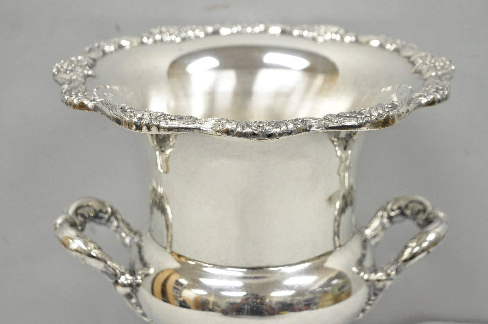 Vintage Victorian Silver Plated Trophy Cup Urn Champagne Chiller Ice Bucket