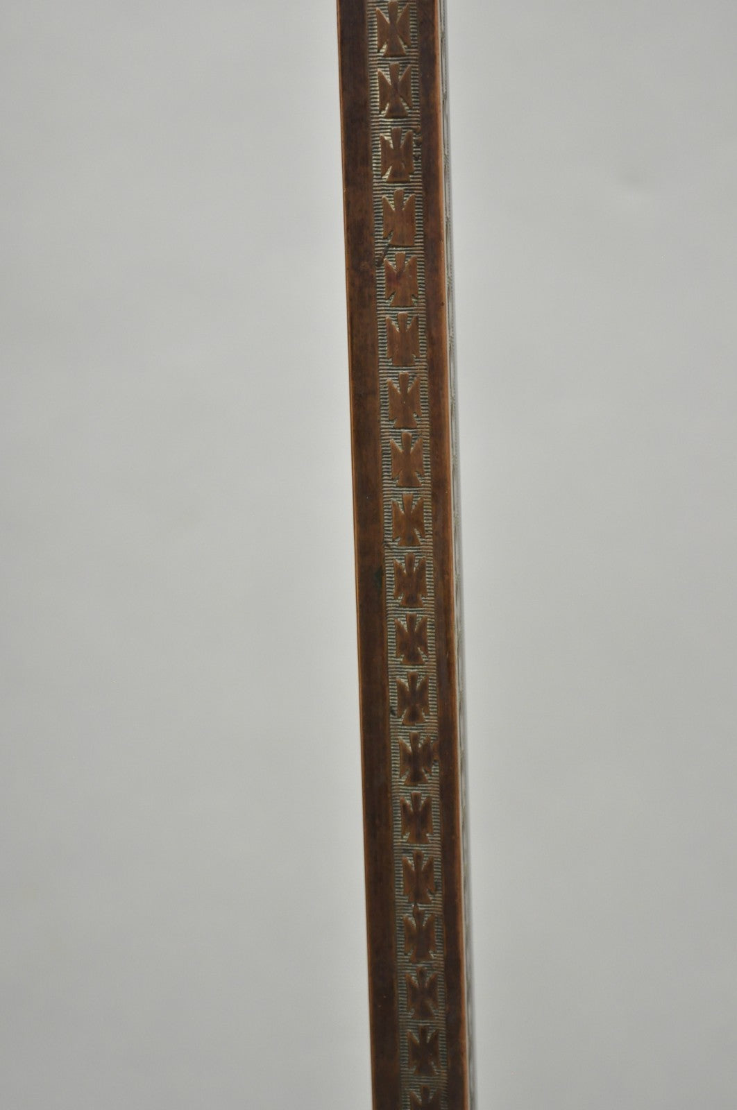 Antique Gothic Renaissance Oscar Bach Style Bronze Paw Foot Pole Floor Lamp