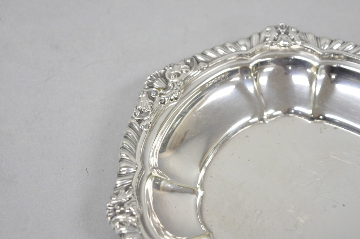 Vintage Gorham Y1130 Y1131 Victorian Silver Plated Gravy Sauce Boat & Underplate