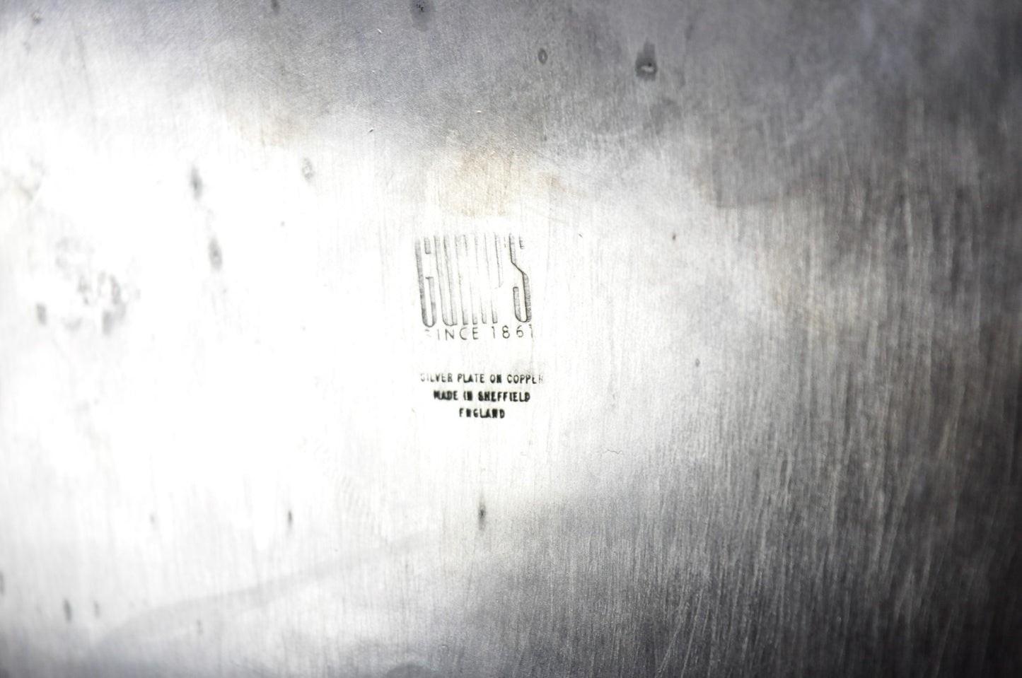 Sheffield England Chippendale Silver Plated Scalloped Serving Platter Bar Tray