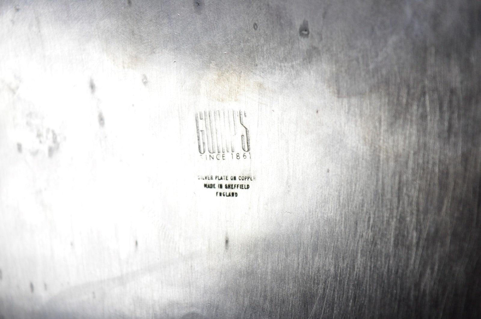 Sheffield England Chippendale Silver Plated Scalloped Serving Platter Bar Tray