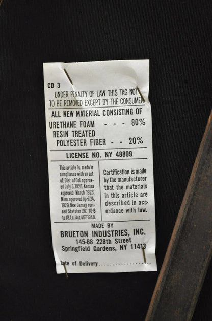 Vintage Brueton Mid Century Modern Tubular Steel Cat Eye Lounge Chairs - a Pair