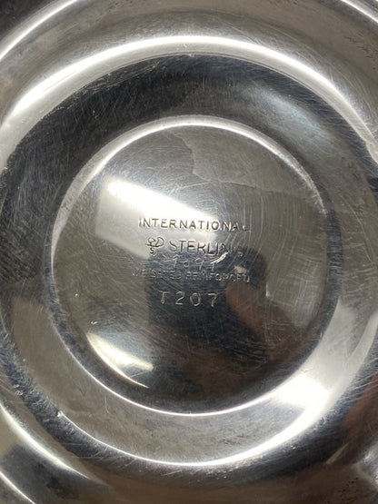 International Sterling Silver 925 Weighted Footed Compote Candy Dish Pair