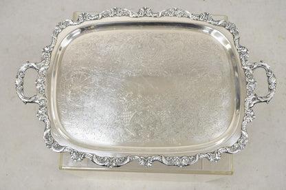 Vintage Poole Silver Co. 5050 EPCA Silver Plated Serving Platter Tray