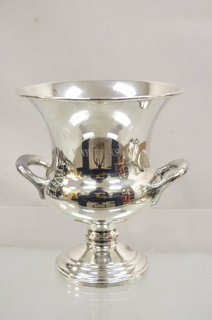 Vtg F.B. Rogers Empire Style Silver Plated Small Trophy Cup Champagne Ice Bucket