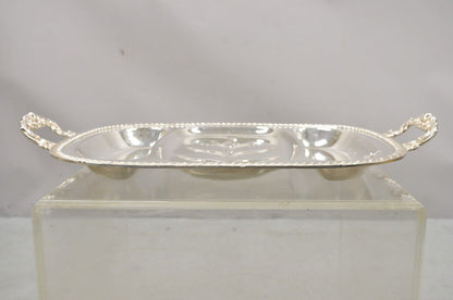 Antique JLS EPC Silver Plated Victorian Cutlery Meat Tray Serving Platter