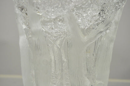 Art Deco Josef Inwald Dans La Foret Forest Trees Barolac Art Glass Vase