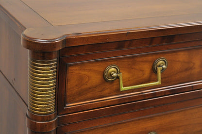 Kindel Milano Louis XVI Style 6 Drawer Highboy Cherry Wood Tall Chest Dresser