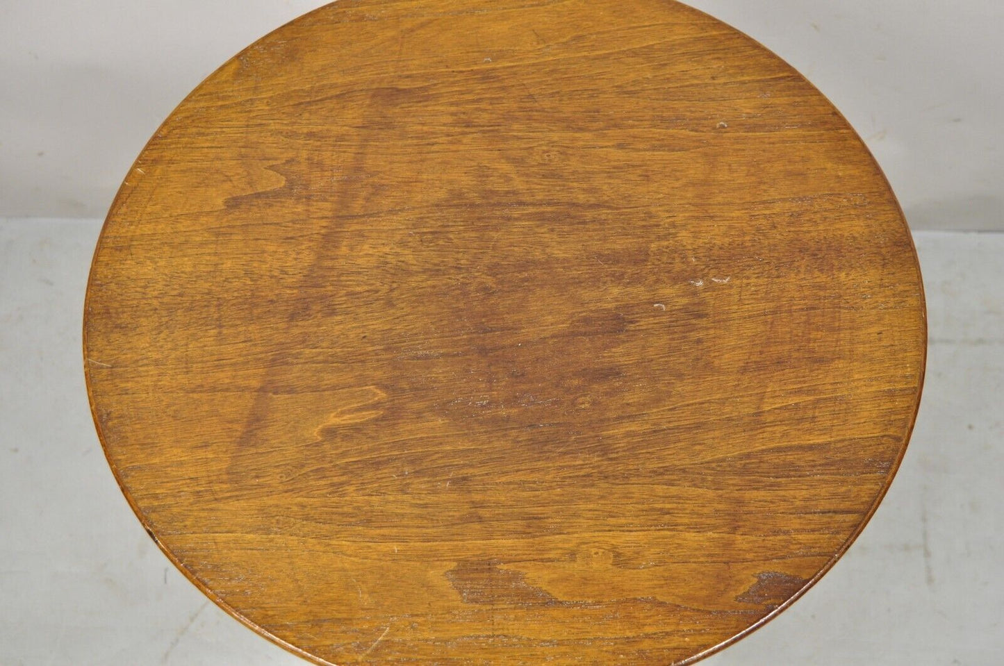 Vintage Eero Saarinen Knoll 20" Tulip Side Table with Wood Top