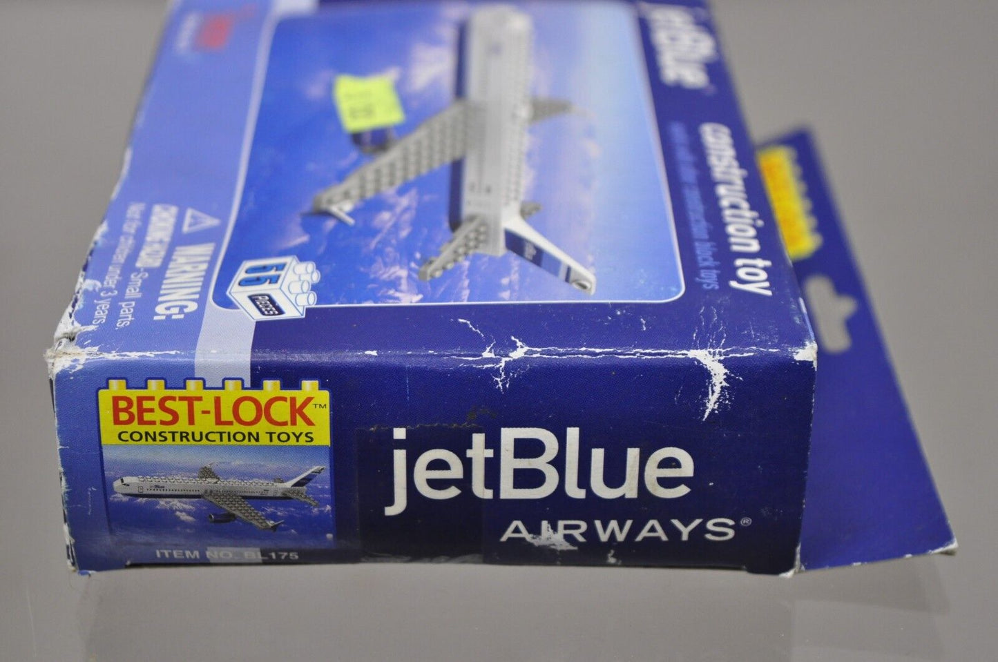 2003 Daron Jet Blue Airplane Plane Construction Toy Lego Block Model BL175 NOS