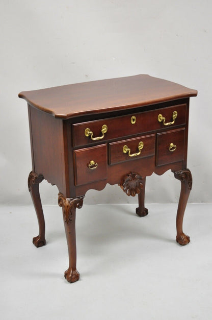 Vintage Chippendale Mahogany Ball and Claw Lowboy Chest by Lexington Heirloom