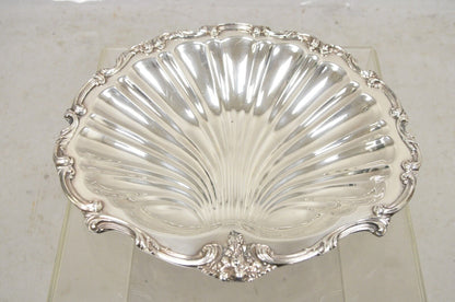 W & SB English Regency Style Silver Plated Large Scallop Clam Shell Serving Dish