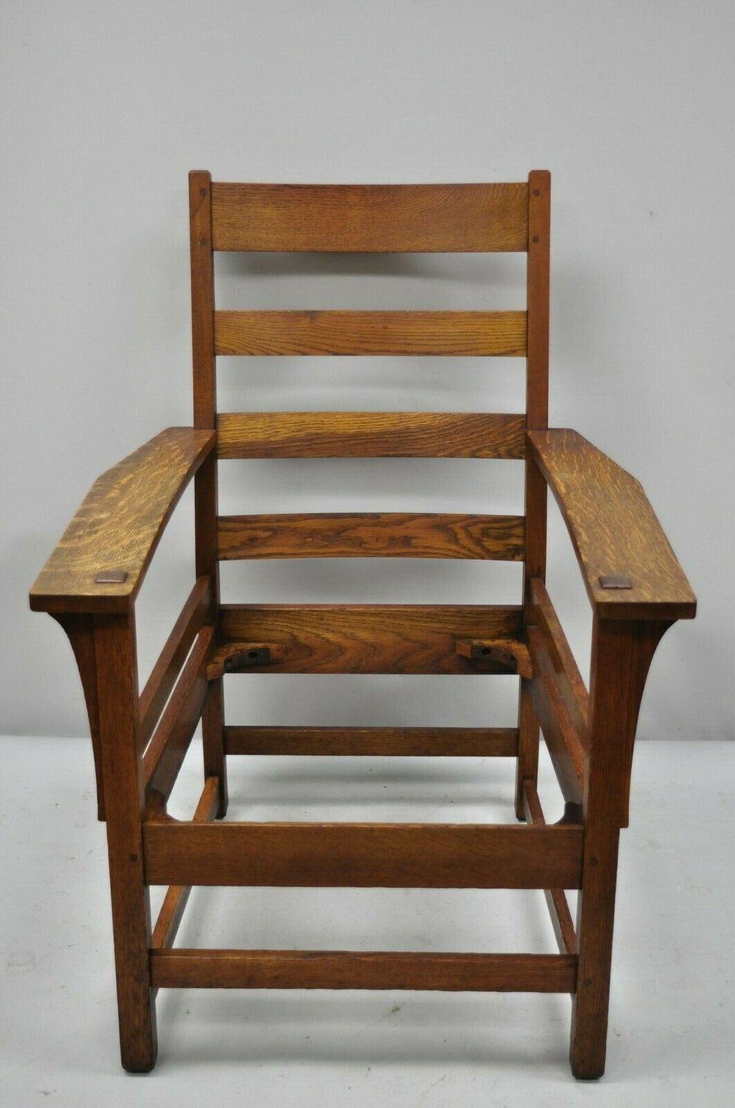 L & JG Stickley Mission Oak Arts & Crafts Lounge Arm Chair Spring Seat Cushion