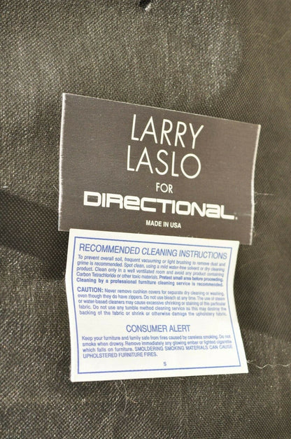 Larry Laslo for Directional Red Modern Italian Bauhaus Style Chrome Leg Sofa