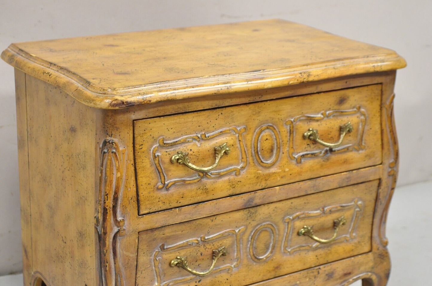 Vintage Italian Commode Jewelry Box Chest Miniature French Louis XV Style