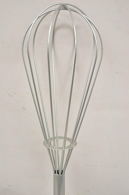 Oversized Modern Curtis Jere Style Pop Art 50" Metal Wisk Wall Art Sculpture