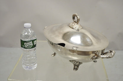 Poole Epca Lancaster Silver Plate Lidded Regency Style Soup Tureen Serving Bowl