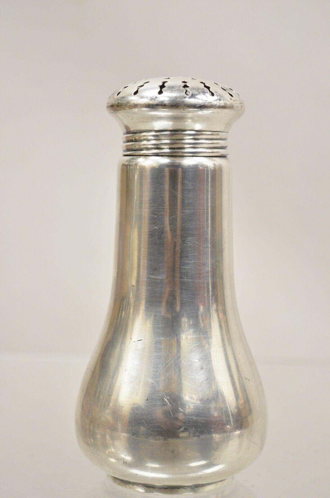 Antique Wilcox SP Co. 4281 Silver Plated Seasoning Spice Shaker "E" Monogram