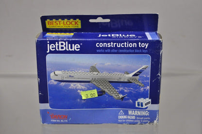 2003 Daron Jet Blue Airplane Plane Construction Toy Lego Block Model BL175 NOS