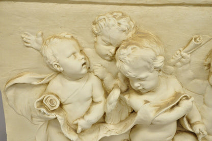 Vtg Wall Art by Empire Art Products Putti Cherub Group after François Du Quesno