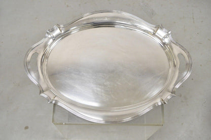 Vintage Gorham Y1038 Art Deco Silver Plated Twin Handle 25" Platter Tray