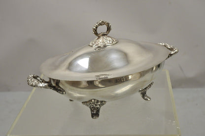 Poole Epca Lancaster Silver Plate Lidded Regency Style Soup Tureen Serving Bowl