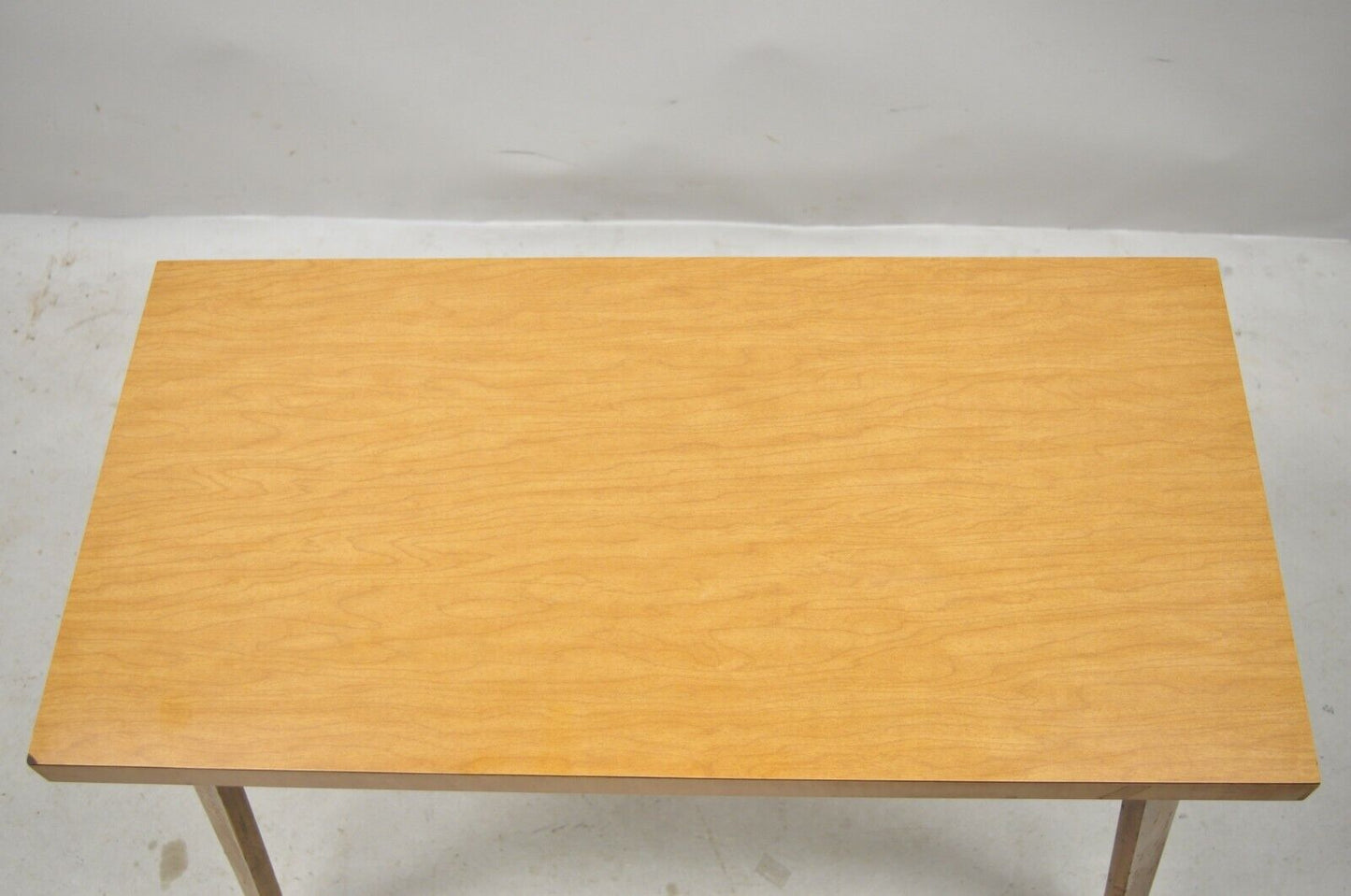 Thonet Mid Century Modern Bentwood Legs Rectangular Laminate Top Side End Table