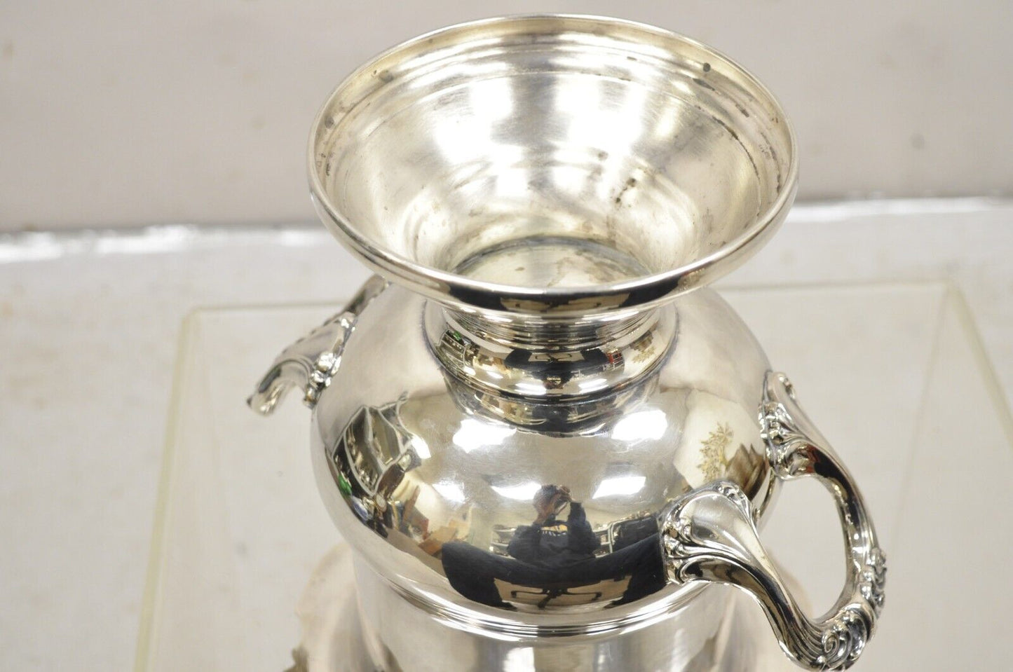 Silver Plated Trophy Cup Victorian Style Champagne Chiller Wine Ice Bucket