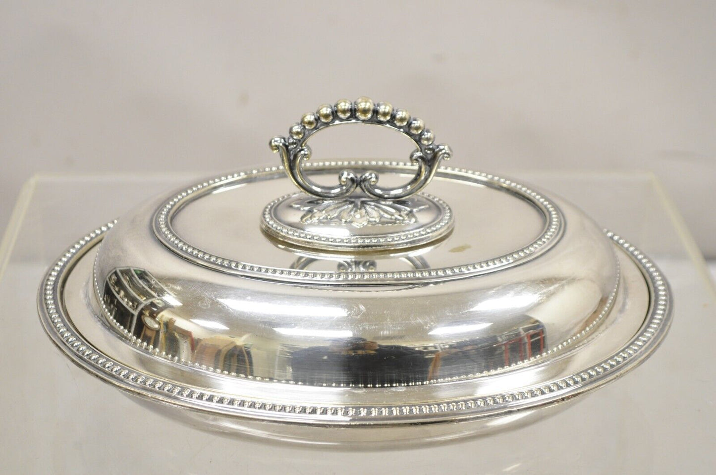 Mappin & Webb's Prince's Plate English Sheffield Silver Plated Covered Dish