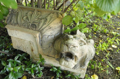 19th C. Terracotta Lion Head Regency Style Building Garden Architectural Element
