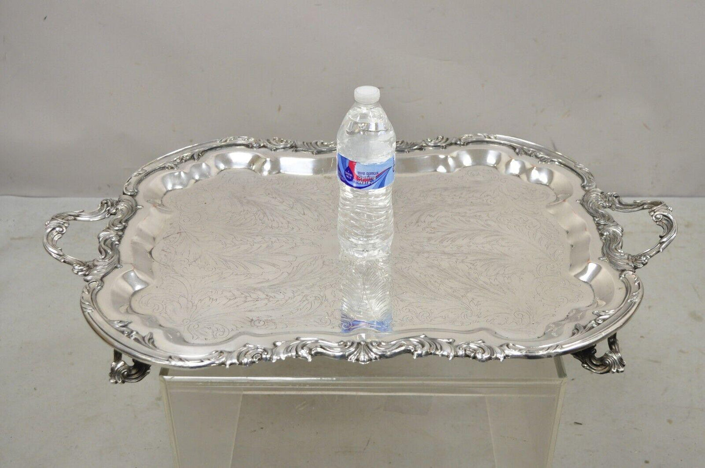 Vintage FB Rogers Silver Co 2377 Silver Plated 29" Serving Platter Tray